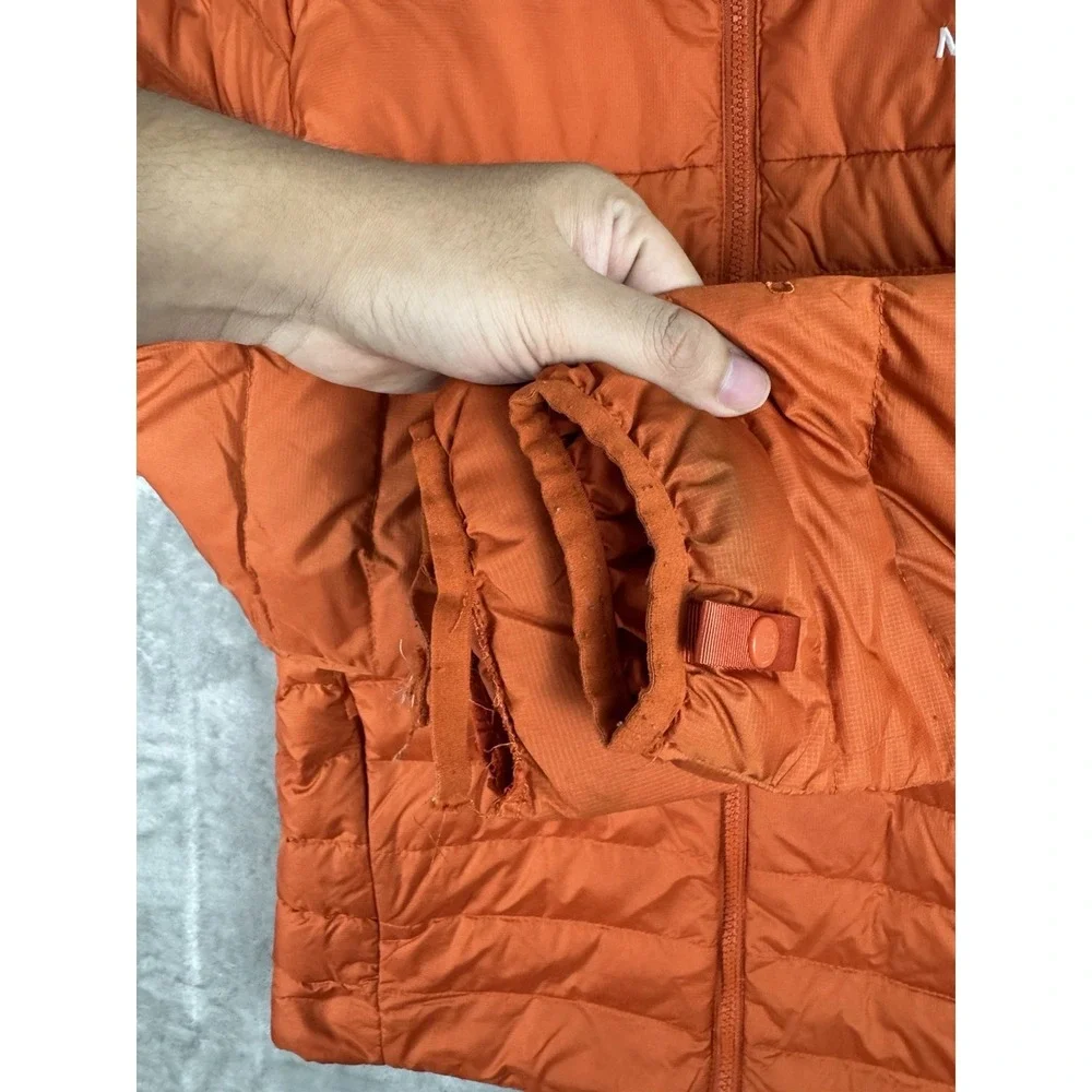 The North Face Puffer Jacket 550 Fill Short Full Zip Casual Winter Mens Small